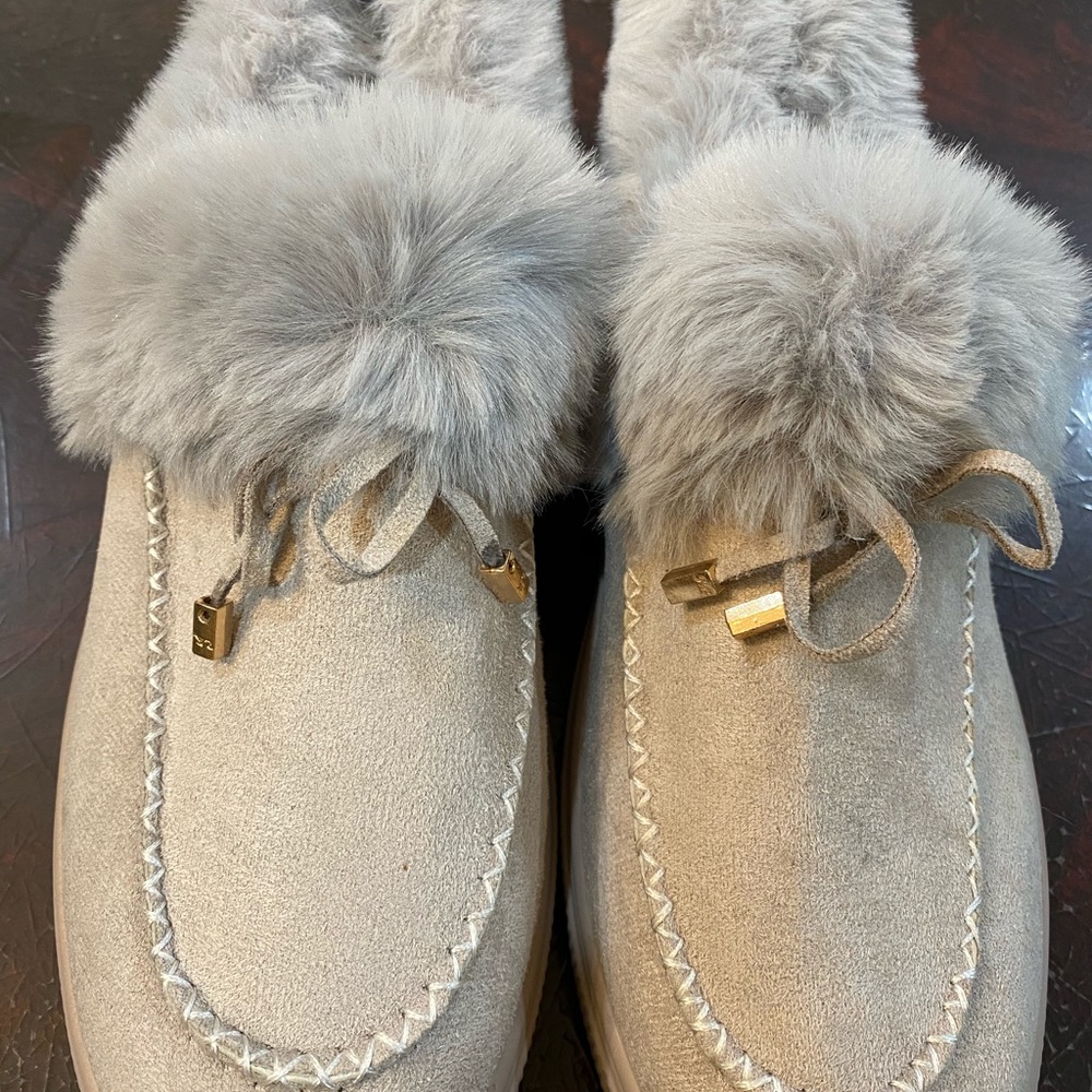 Faux Fur Moccasin